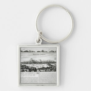 The Great Fire of London in 1666 Sleutelhanger