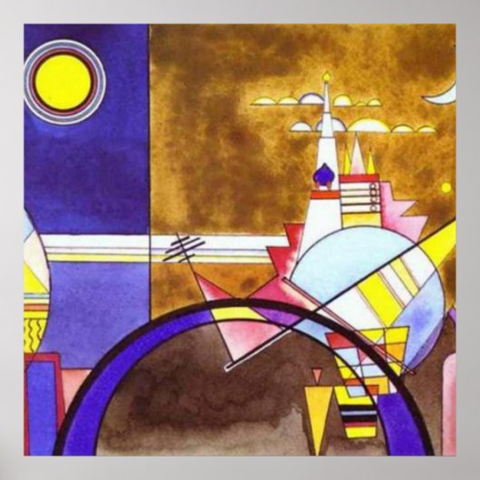 The Great Gate of Kiev Wassily Kandinsky Poster (Voorkant)