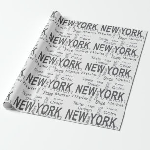 The Great New York City (typografie) Cadeaupapier