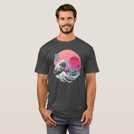 The Great Retro Wave Oversized T-shirt (Voorkant volledig)