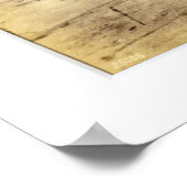 The Great Roman Bath, Bath (foto van B/w) Poster (Hoek)