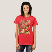 The Great Seal of King Richard I of England T-shirt (Voorkant volledig)