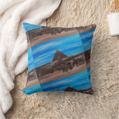 The Great Sphinx and the Pyramid of Khafre Kussen (Deken)