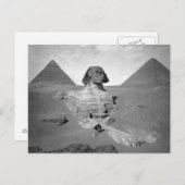 The Great Sphinx & Pyramids, 1878 Briefkaart (Voorkant / Achterkant)