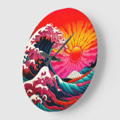The Great SynthWave of Kanagawa Retro 80's Grote Klok (Hoek)