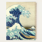 The Great Wave – Katsushika Hokusai – Custom Text  Planner (Achterkant)