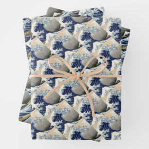 The Great Wave of Kanagawa - Katsushika Hokusai Inpakpapier Vel