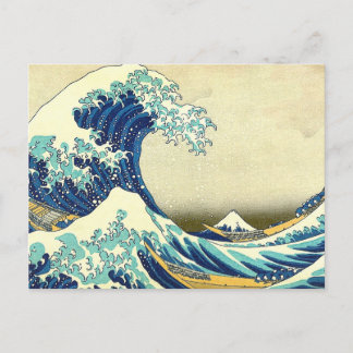 "The Great Wave Off Kanagawa" Briefkaart