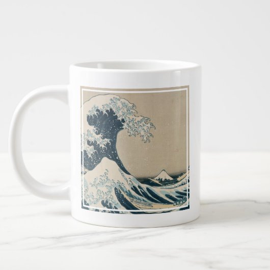 The Great Wave off Kanagawa Extra Grote Beker (Links)