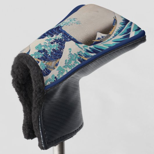 The Great Wave Off Kanagawa Japans Woodblock Golfheadcover (3/4 voorkant)