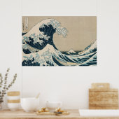 The Great Wave off Kanagawa Poster (Keuken)