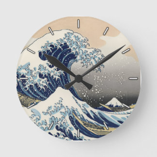 The Great Wave off Kanagawa Ronde Klok