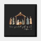 The Greatest Gift For All Christmas Nativity Jesus Magneet (Voorkant)
