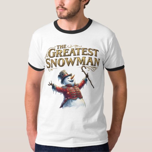 The Greatest Snowman Funny Musical Parody T-Shirt (Devant)