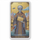 The Grey Master - Sticker (Voorkant)