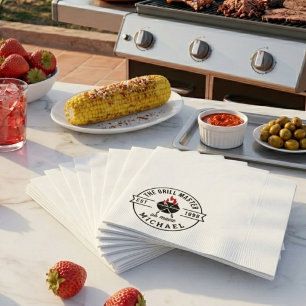 The Grill Master Oprichtingsjaar Naam Vlam Servet
