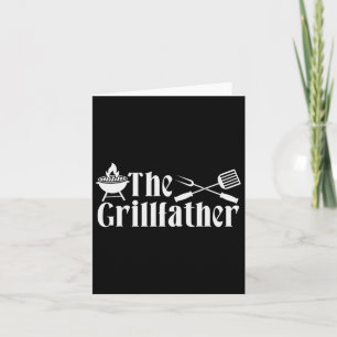 The Grillfather - BBQ Vaderdag Cadeau - Grappig Kaart