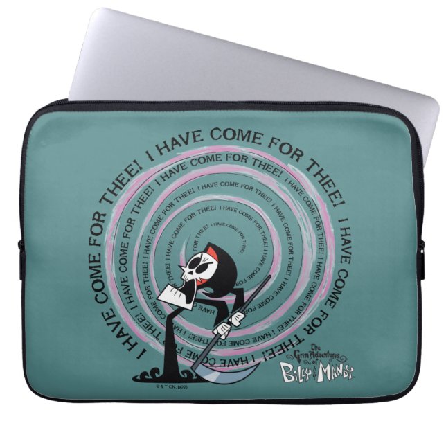 The Grim Adventures of Billy & Mandy - Reaper Laptop Sleeve (Voorkant)