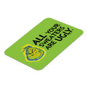 The Grinch | Al je truien zijn lelijk citaat Magneet (Linkerzijde)