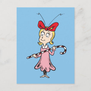 The Grinch Cindy-Lou Who - Houdt van Candy Cane Briefkaart