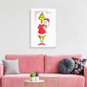 The Grinch Holds Cindy Lou Who Canvas Afdruk (Insitu (Woonkamer))
