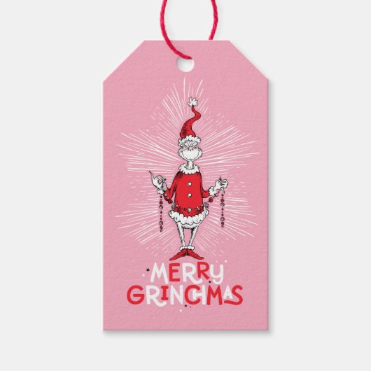 The Grinch | Merry Grinchmas Cadeaulabel (Voorkant)