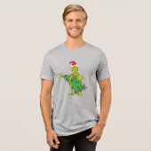 The Grinch | Naughty Tri-Blend Shirt (Voorkant volledig)