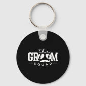 The Groom Squad Sungles Wedding Bachelor Party Gro Sleutelhanger (Voorkant)