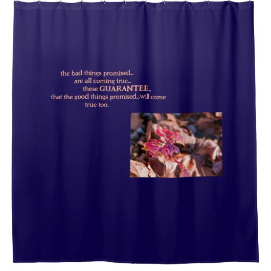The Guarantee-Shower Curtain Douchegordijn (Voorkant)