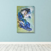 The Guardian Abstracte kunstsingle Canvas Afdruk (Insitu (Houten vloer))