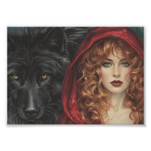 The Guardian and the Hooded One Foto Afdruk