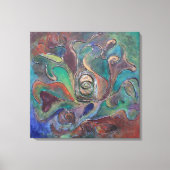 "The Guardian from Unseen" door Paul Buică Canvas Afdruk (Voorkant)