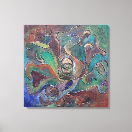 "The Guardian from Unseen" door Paul Buică Canvas Afdruk (Voorkant)