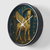 The Guardian Lamassu Wall Clock (Hoek)