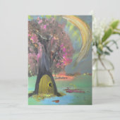 The guardian of silent secrets feestdagenkaart (Staand voorkant)