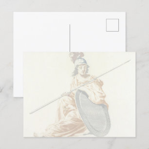 The Guardian of Wisdom, Minerva beroemd gemaakt do Briefkaart
