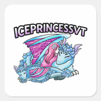 The Guardian's Embrace Vierkante Sticker