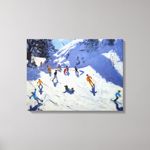 The Gully Belle Plagne 2004 Canvas Afdruk