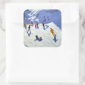 The Gully Belle Plagne 2004 Vierkante Sticker (Tas)