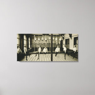 The Gymnasium, London Grammar School for Girls, 19 Canvas Afdruk