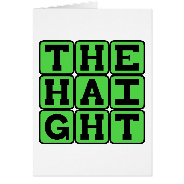 The Haight, quartier de San Francisco (Devant)