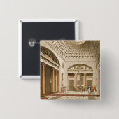 The Hall, Carlton House Vierkante Button 5,1 Cm (Voorkant /achterkant)