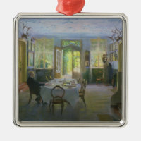 The Hall of the Manor House in Waltershof, 1894