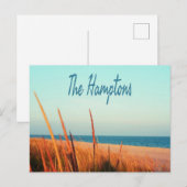 The Hampton Beach Long Island New York Briefkaart (Voorkant / Achterkant)