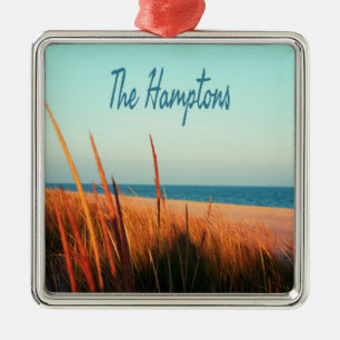 The Hampton Beach Long Island New York Metalen Ornament