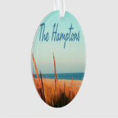 The Hampton Beach Long Island New York Ornament (voorkant)