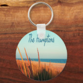 The Hampton Beach Long Island New York Sleutelhanger (Voorkant)