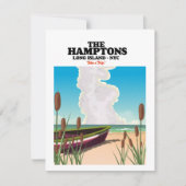 The Hamptons Long Island NYC, reisposter. (Voorkant)