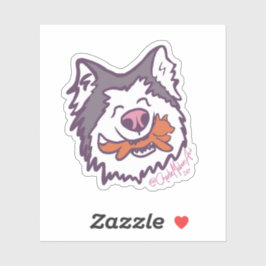 The happiest hoosker sticker 