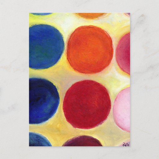 The Happy Dots 5 Briefkaart (Voorkant)